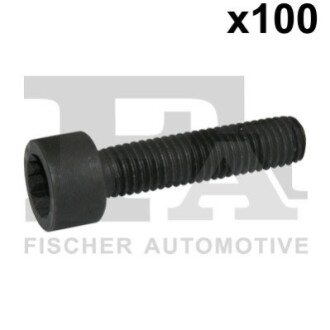 Болт с головкой системы TORX из черного металла Fischer Automotive One (FA1) 982-T08-236.100 (фото 1)