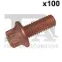 Фото Болт з головкою системи TORX з чорного металу Fischer Automotive One (FA1) (982-T08-721.100) зображення 1