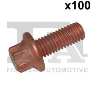 Болт з головкою системи TORX з чорного металу Fischer Automotive One (FA1) 982-T08-721.100 Купити в Україні