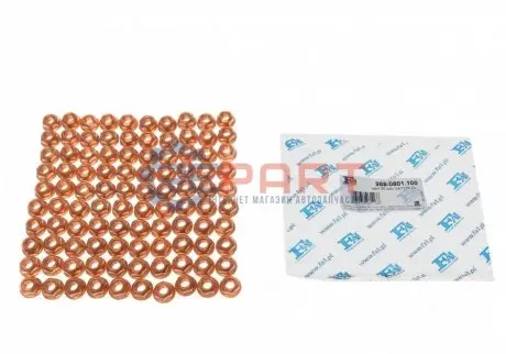 Фото Гайка колектора випускного MB OM611/612/642/646/651 (M8x1.25mm) (к-кт 100шт) Fischer Automotive One (FA1) (9880801100) зображення 1