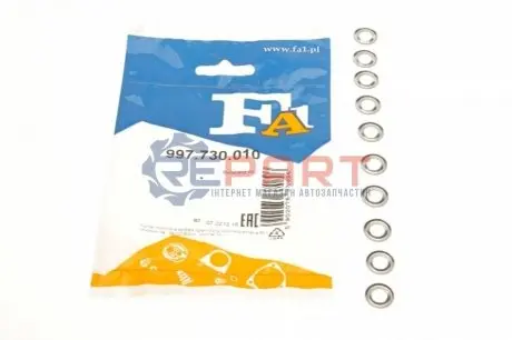 Фото Шайба під форсунку Citroen/Peugeot 1.8D/1.9D (7.0x13.5x1) (к-кт 10шт) Fischer Automotive One (FA1) (997.730.010) зображення 1