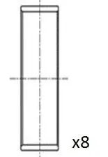 Вкладиші шатунні Fischer Automotive One (FA1) BB2037-025 Купити в Україні