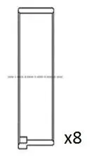 Вкладыши шатунные Dacia Logan 1,4/Renault Clio I-II,Kangoo,Megane 1.2/1.3/1.4 810/C1G/C1J/C2J Fischer Automotive One (FA1) BB2039STD