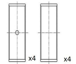 Вкладыши шатунные VW Caddy III 1.6 04-15 (STD) Fischer Automotive One (FA1) BB2042STD (фото 1)