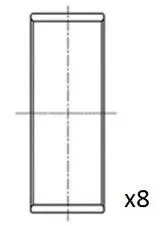 Вкладыши шатунные VW Caddy III/IV/Crafter/T5/T6 2.0 TDI 05- (STD) Fischer Automotive One (FA1) BB2056STD