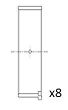 Вкладыши шатунные VW Caddy I/II 1.6/1.8 -97/T4/T5 2.0 90-15 (+0.25) Fischer Automotive One (FA1) BB2064025