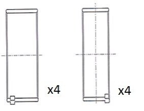 Вкладыши шатунные 0.50 PSA 2.0HDI DW10A/B Fischer Automotive One (FA1) BB2069-050 (фото 1)