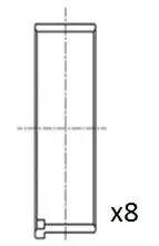 Вкладиші шатунні (+0.25) KIA SORENTO 2.5CRDi 06-11 HYUNDAI H-1 2.5CRDi 02- (дв.D4CB) Fischer Automotive One (FA1) BB2081-025 Купити в Україні