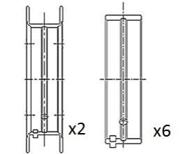 Вкладиші корінні Fischer Automotive One (FA1) BM1016-050