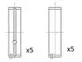 Вкладыши коренные Psa 1.8D/1.9D/2.0 XUD7/XUD9/XU10/DW8/DW10 Fischer Automotive One (FA1) (BM1038STD) изображение 1