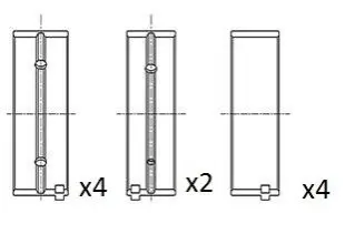 Вкладиші корінні Ford Connect 1.8D/TD/TDCI 02-13 (STD) Fischer Automotive One (FA1) BM1043STD