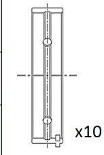 Вкладиші корінні Fischer Automotive One (FA1) BM1052-010