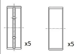 Вкладиші корінні STD Renault 2.0 dCi mot.M9R 7../8.. 1/06- Fischer Automotive One (FA1) BM1058STD Купити в Україні