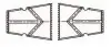 Втулка шатунов STD (к-кт 4шт))(30x33x24)Peugeot 2.2 HDI 06-/Ford 2.0D Fischer Automotive One (FA1) (BS4002STD) изображение 1