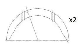 Півкільця STD Renault Clio, Duster, Kangoo, Megane 1.5dCi 03 Fischer Automotive One (FA1) BT3008STD