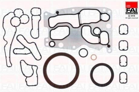 Комплект прокладок (нижній) BMW 3 (E90/F30/F80)/5 (F10) 07-18 N47 D20 Fischer Automotive One (FA1) CS1756