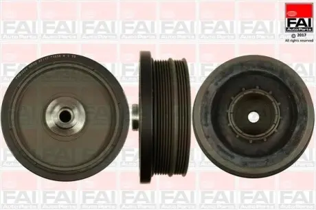 Шків колінвалу BMW 1/3/5/X3 2.0D 02- (4PK+6PK) Fischer Automotive One (FA1) FVD1004