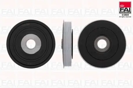 FAI CITROEN Шкив к/вала.C1,C2,C3,Peugeot 1007 1.4HDi Fischer Automotive One (FA1) FVD1006