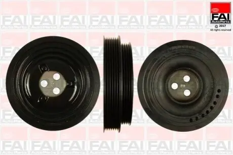 Шків колінвалу Fiat Ducato/Ford Transit/Citroen Jumper/Peugeot Boxer 2.2 D/TDCi/HDi (162х12,5) 06 Fischer Automotive One (FA1) FVD1009