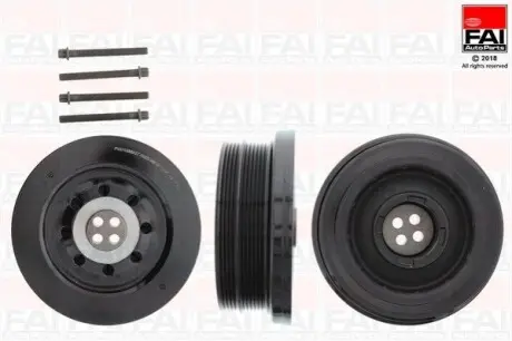 Шків колінвалу BMW 3 (E46/E90/E91)/5 (E60)/X5 (E53/E70) 2.5D/3.0D 02-12 (к-кт)(d=192mm) Fischer Automotive One (FA1) FVD1035K