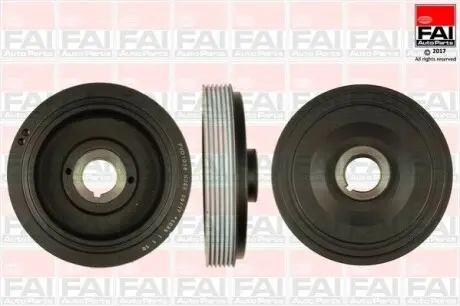 Шків колінвалу Citroen Berlingo/Jumpy/Peugeot Expert 1.8-1.9D 95-02 (6PK) Fischer Automotive One (FA1) FVD1038