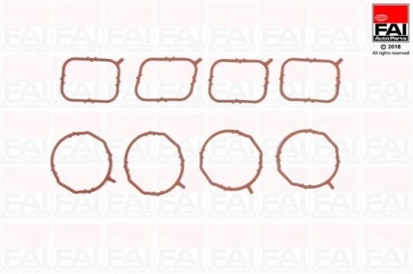 Gasket Set, intake manifold Fischer Automotive One (FA1) IM1662K