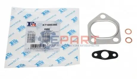 Фото 1 — Комплект прокладок турбіни BMW 3 (E90) 04-11 Fischer Automotive One (FA1) (KT100035E) Фото Комплект прокладок турбіни BMW 3 (E90) 04-11 Fischer Automotive One (FA1) (KT100035E) зображення 1