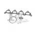 FISCHER OPEL К-кт прокладок турбіни ASTRA H 1.6 07-, ASTRA J 1.6 09-, CORSA D 1.6 06-, INSIGNIA A 1.6 08-, ZAFIRA 1.6 10- KT120230E