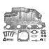 Фото Випускний колектор, набір прокладок FORD TRANSIT 2,0DI 00 Fischer Automotive One (FA1) (KT130015) зображення 1
