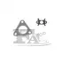 Фото FISCHER RENAULT К-т прокладок турбіни MEGANE 1.9 dCi 03 Fischer Automotive One (FA1) (KT220360E) зображення 1