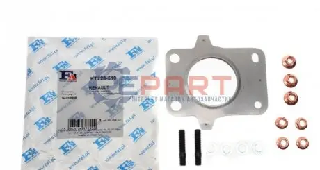 Комплект прокладок турбіни Renault Megane III/Scenic III 1.4 TCE 09 Fischer Automotive One (FA1) KT228510 Купити в Україні