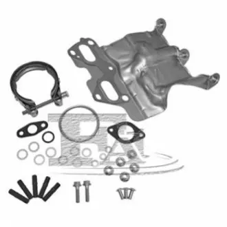 Випускний колектор, набір прокладок FIAT 500 0,9 09 Fischer Automotive One (FA1) KT330300