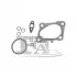 Фото FISCHER VOLVO К-т прокладок турбіни S60 D5 10-, S80 D5 AWD 10-, V60 ID4 AWD 10-, V70 D4 AWD 07-, XC60 I SUV 2.4 D / D3 / D4 AWD Fischer Automotive One (FA1) (KT550270E) зображення 1