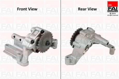 Масляна помпа VAG A3/Caddy III/Golf V/Jetta III/Passat/Touran 1.9Tdi/2.0Tdi 03- Fischer Automotive One (FA1) OP310