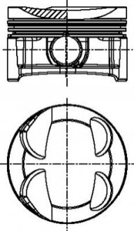 Поршень Citroen Berlingo/Peugeot Partner 1.6 VTi 09- (77.00mm/STD) Fischer Automotive One (FA1) PK67000