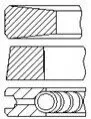 Кільця поршневі Fiat Ducato 2.3JTD 06- (88.00mm/STD) (2.5-2-2.5) Fischer Automotive One (FA1) PR101000