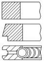 Кольца поршневые Ford Transit 2.4DI 04- (89.90mm/STD) (2-2-2) Fischer Automotive One (FA1) PR115000 (фото 1)