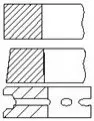 Кольца поршневые Fiat Doblo/ Opel Combo 1.3 JTD 04- (69.60mm/STD) (2-1.5-2) Fischer Automotive One (FA1) PR48000
