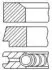 Кільця поршневі Fiat Punto/Bravo 1.2i 93-09 (70.80mm/STD) (1.19-1.2-2.5) Fischer Automotive One (FA1) (PR49000) зображення 1