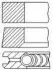 Кольца поршневые VW T4/T5 1.9TDI (79.51mm/STD) (1.75-2-3) Fischer Automotive One (FA1) (PR56000) изображение 1