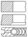 Кільця поршневі VW T4/T5 1.9TDI (79.51mm/STD) (1.75-2-3) Fischer Automotive One (FA1) PR56000