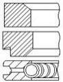 Кольца поршневые Ford Connect 1.8TDCI 02- (82.50mm/STD) (1.75-2-2) Fischer Automotive One (FA1) PR70000 (фото 1)