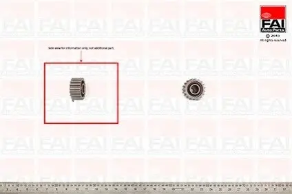 Натяжний ролик ременя ГРМ Fischer Automotive One (FA1) T6697 Купити в Україні