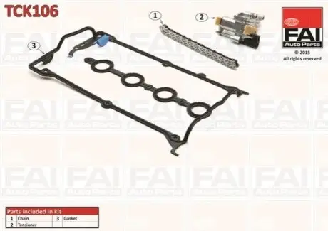 Цепь привода кулачкового вала.) Fischer Automotive One (FA1) TCK106
