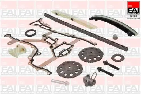 Комплект ланцюга ГРМ Opel Astra G/Corsa C 1.2i 98 Fischer Automotive One (FA1) TCK116