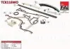 К-кт ланцюга ГРМ (з ущільнювачами) Opel Astra G/H 1.4/Corsa D 1.0/1.4/Meriva A 1.4 16V Fischer Automotive One (FA1) (TCK116WO) зображення 1