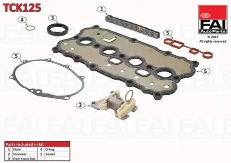 Цепь привода кулачкового вала.) Fischer Automotive One (FA1) TCK125