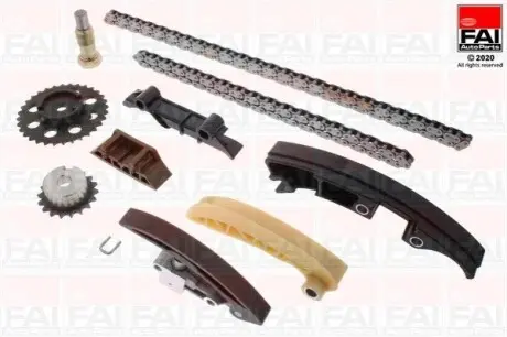 Комплект цепи ГРМ VW T5 3.2 03-09 (z=98/70) (симплекс) Fischer Automotive One (FA1) TCK320NG