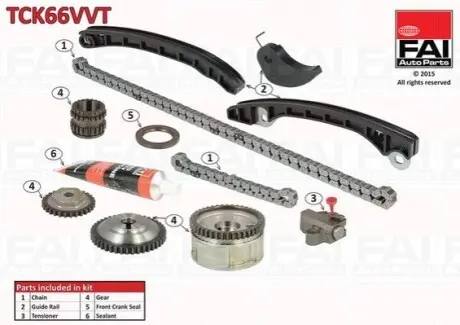 Комплект цепей привода Fischer Automotive One (FA1) TCK66VVT
