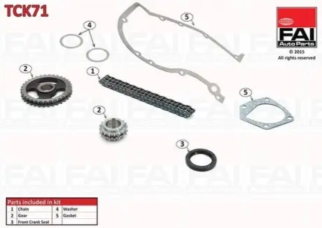 Ланцюг ГРМ Fischer Automotive One (FA1) TCK71
